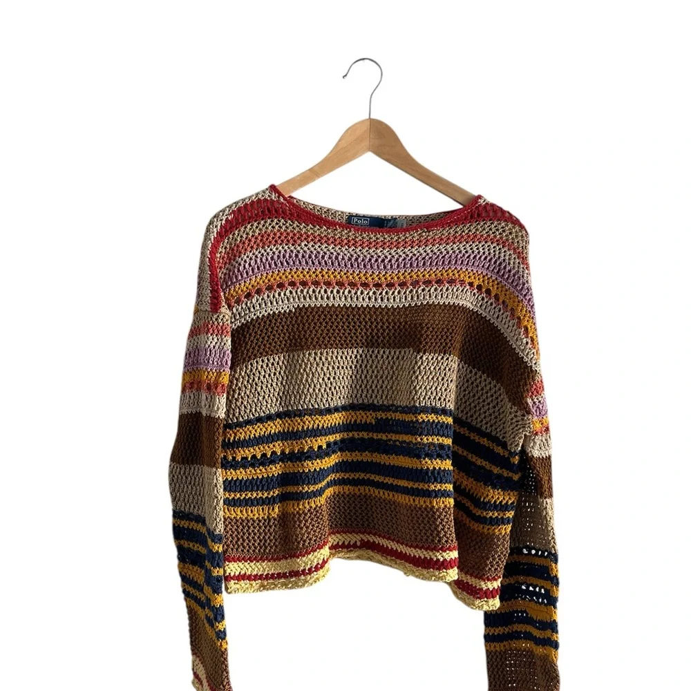 Ralph Lauren Colorful Striped Sweater - Picture 1 of 4